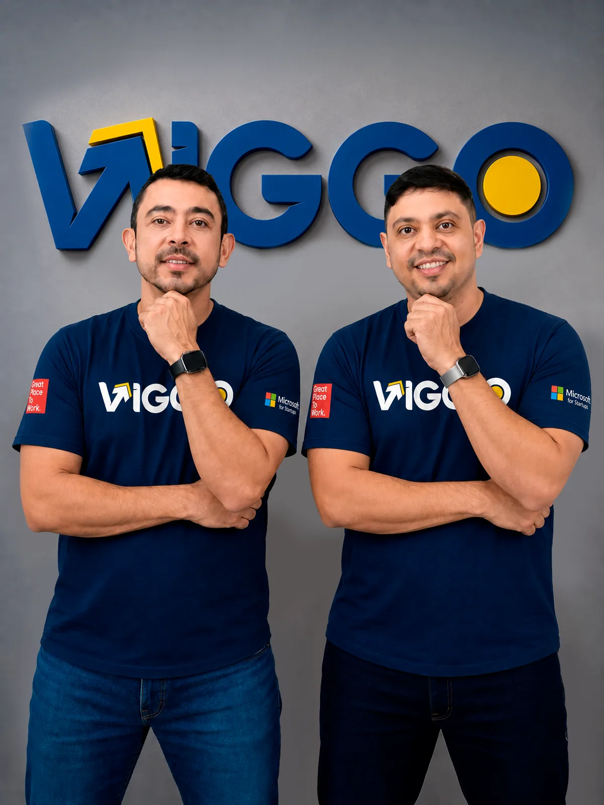 Kermeson e Kleyton, diretores da Viggo Sistemas